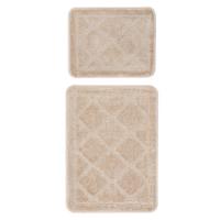 SADA KÚPEĽŇOVÝCH PREDLOŽIEK LAGOON 125 BEIGE  2ER-SET - Basics (50/80cm) - Kayoom