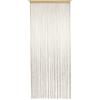 Fadenvorhang + Stangendurchzug Marietta 90x245 cm Natur - Naturfarben, KONVENTIONELL, Textil (90/245cm) - Ondega