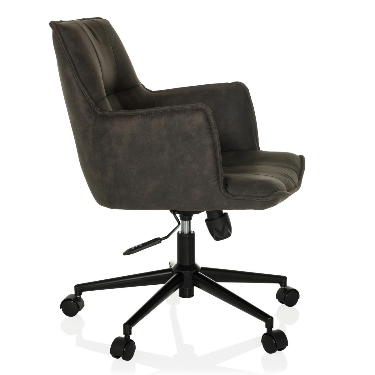 Drehstuhl Solao Life Dunkelgrau B: 54 cm - Dunkelgrau/Schwarz, MODERN, Kunststoff/Textil (54/85/70cm) - MID.YOU