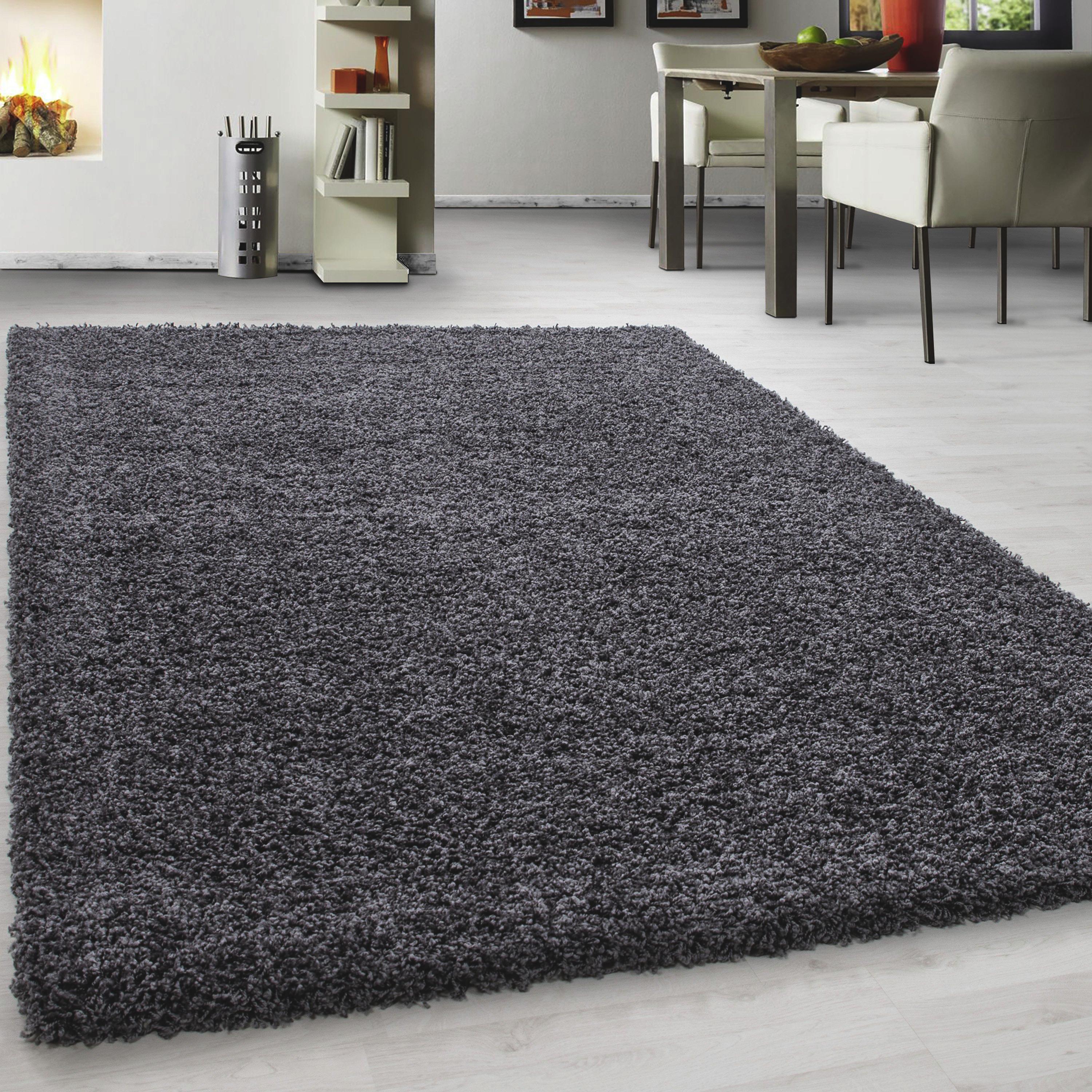 Hochflorteppich Life Grey