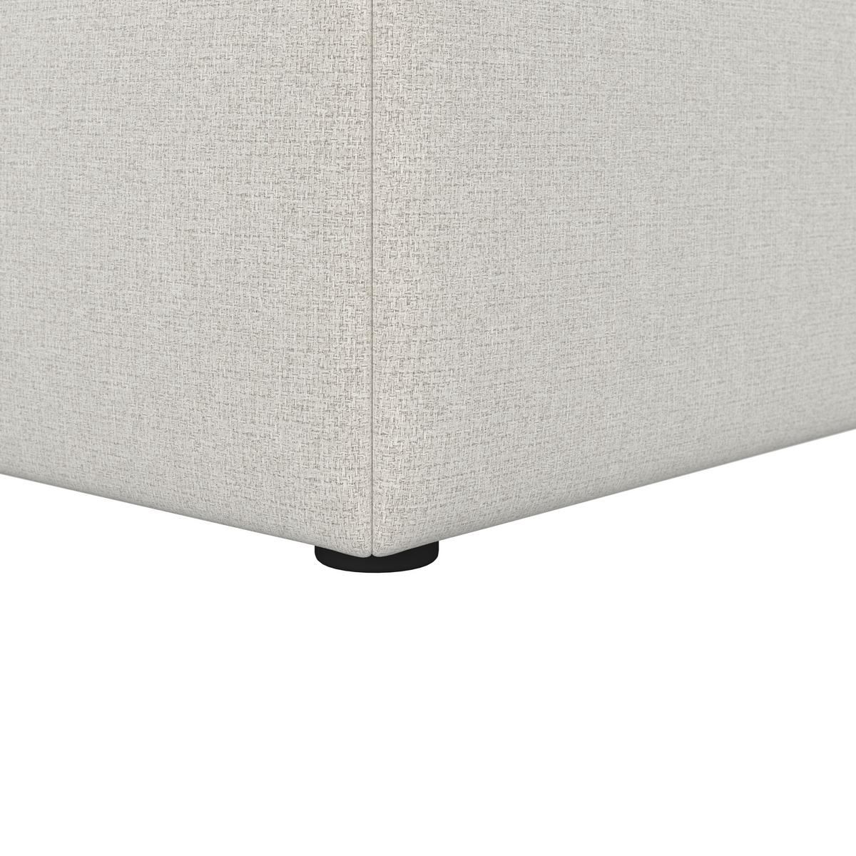 Boxspringová postel MARCO 160x200, béžová - černá/krémová, Moderní, dřevo/textil (160/200cm) - Bessagi