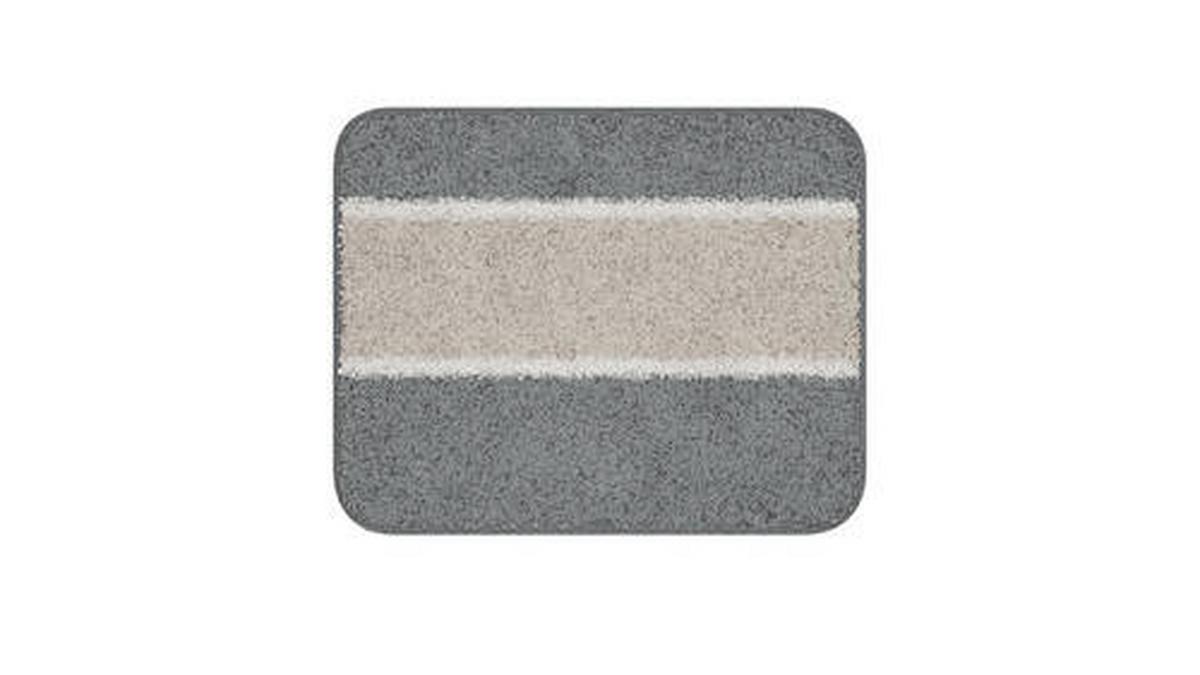 Bademattenset Waymore 2er Set - Anthrazit, Basics, Textil (50x80/40x50cm) - Grund