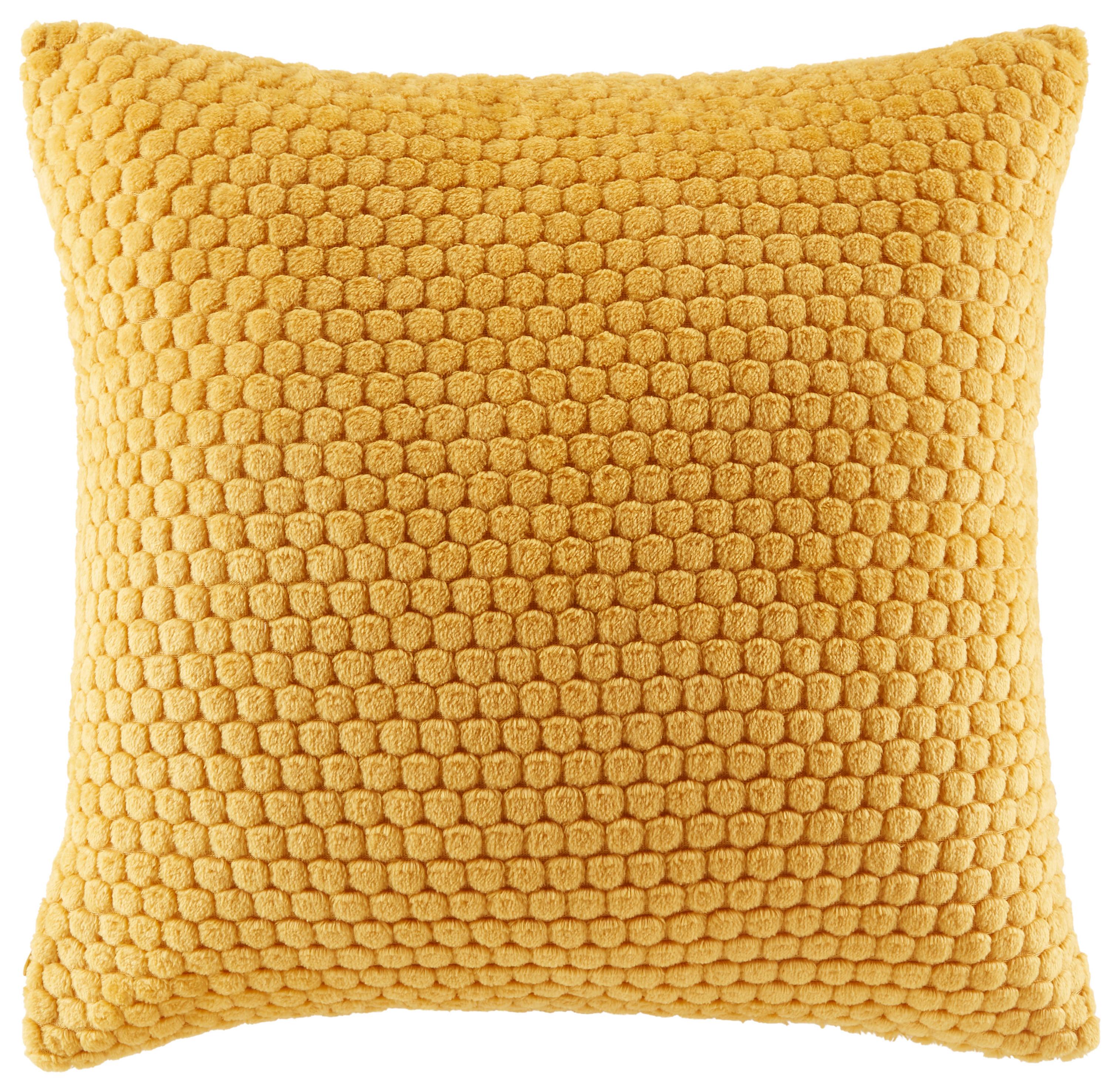 Zierkissen Belinda 45x45 Cm Polyester Honigfarben Mit Zipp - Honig, ROMANTIK / LANDHAUS, Textil (45/45cm) - James Wood