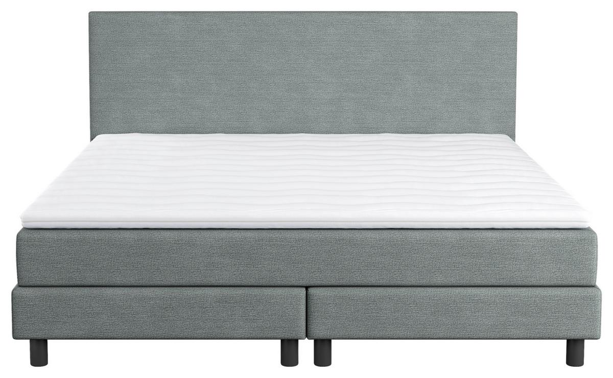 Box-ágy Andorra 160/200cm - világoszöld, Modern, faalapú anyag/textil (160/200cm) - MID.YOU