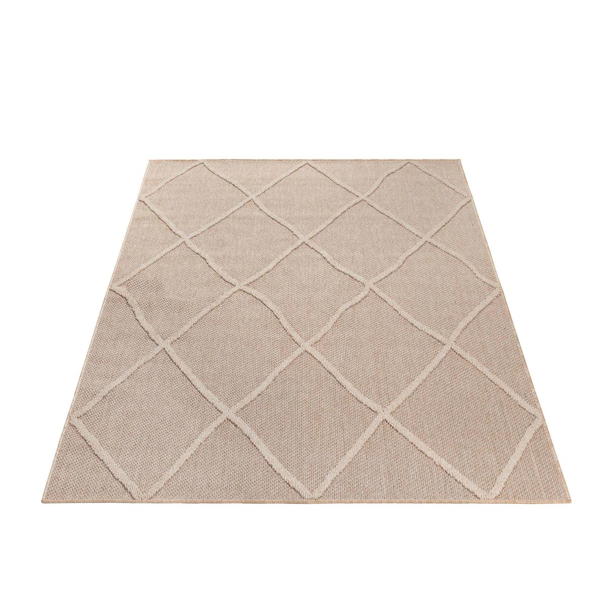 Outdoorteppich Patara - Beige, Design, Textil (200/290cm) - Novel