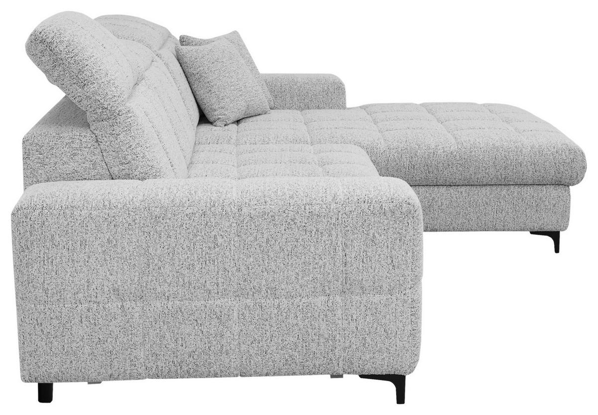 Sedačka SANTORINI, pravá, šedá - šedá, Moderní (291/193cm) - Premium Living