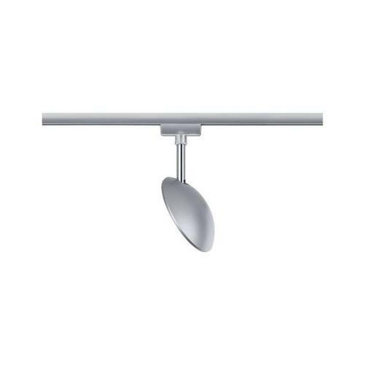 Schienensystem Schienenspot 96936 In Chromfarben, dimmbar - Chromfarben, Basics, Kunststoff (11,98/18,3/3,2cm) - Paulmann