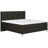 Boxspringbett Graz Anthrazit 140x200 cm inkl. Topper - Anthrazit/Alufarben, MODERN, Textil (140/200cm) - MID.YOU