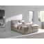 Boxspringbett Flora 140x200 cm Beige - Beige/Schwarz, MODERN, Textil (140/200cm) - Livetastic Boxspringbett Flora 140x200 cm Beige - Beige/Schwarz, MODERN, Textil (140/200cm) - Livetastic