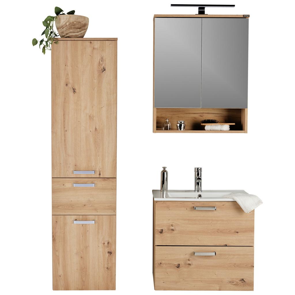 Badezimmer Fresh Eiche Dekor B: 101 cm