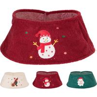 Karácsonyfatalp Takaró Aae448180 - krémszínű/piros, Basics, textil (40cm)