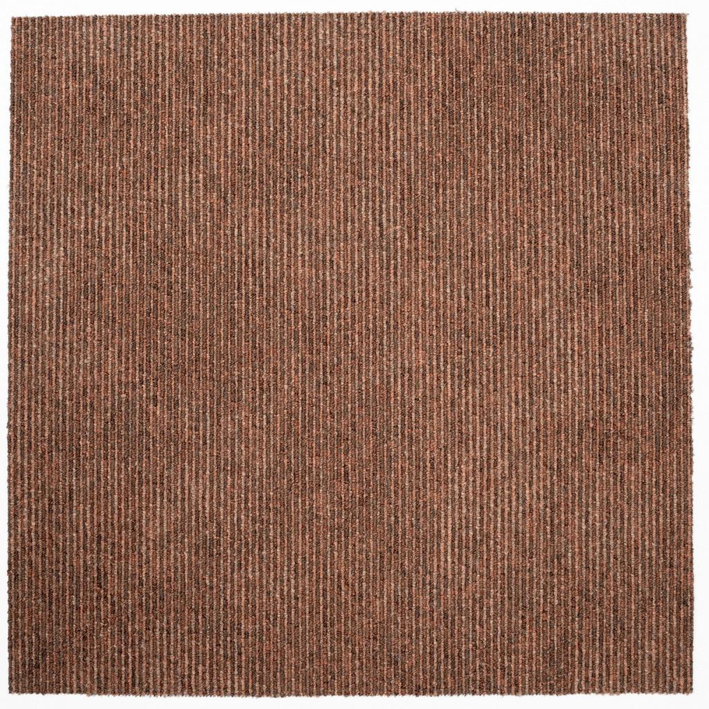 Teppichfliese Orange Marmaris 50x50 cm Florhöhe 3 mm