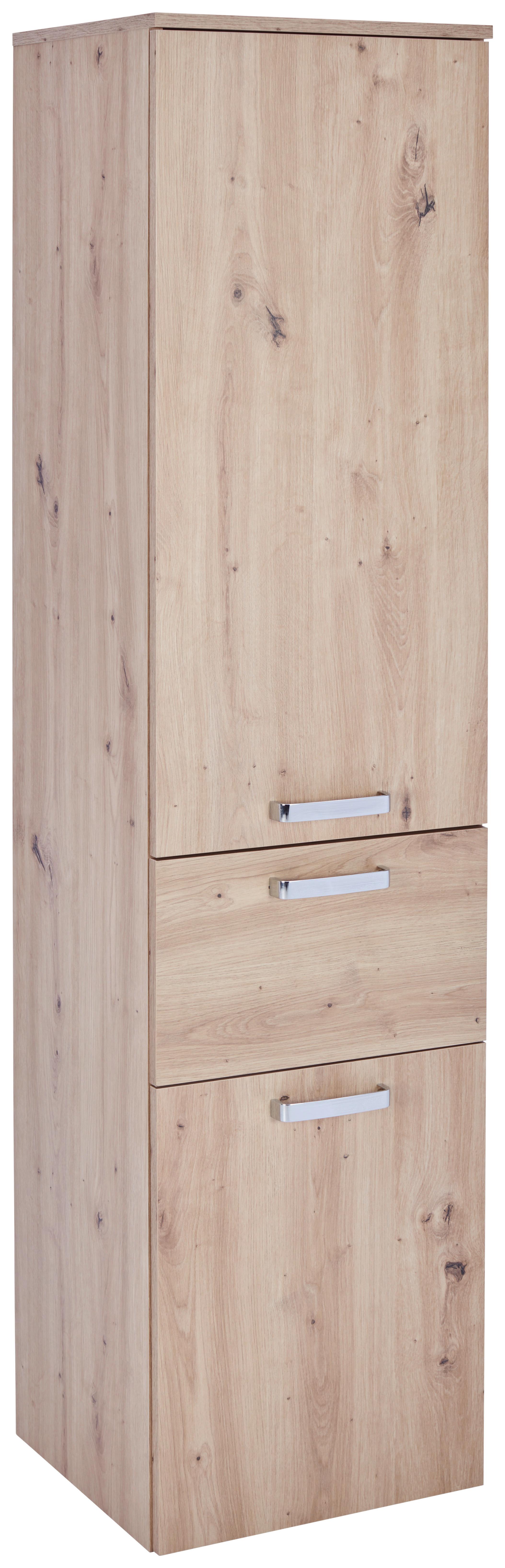 Hochschrank Fresh 240-C-04014 Hs - Weiß/Eiche Artisan, KONVENTIONELL, Holzwerkstoff (40/168,5/38,5cm) - Ondega