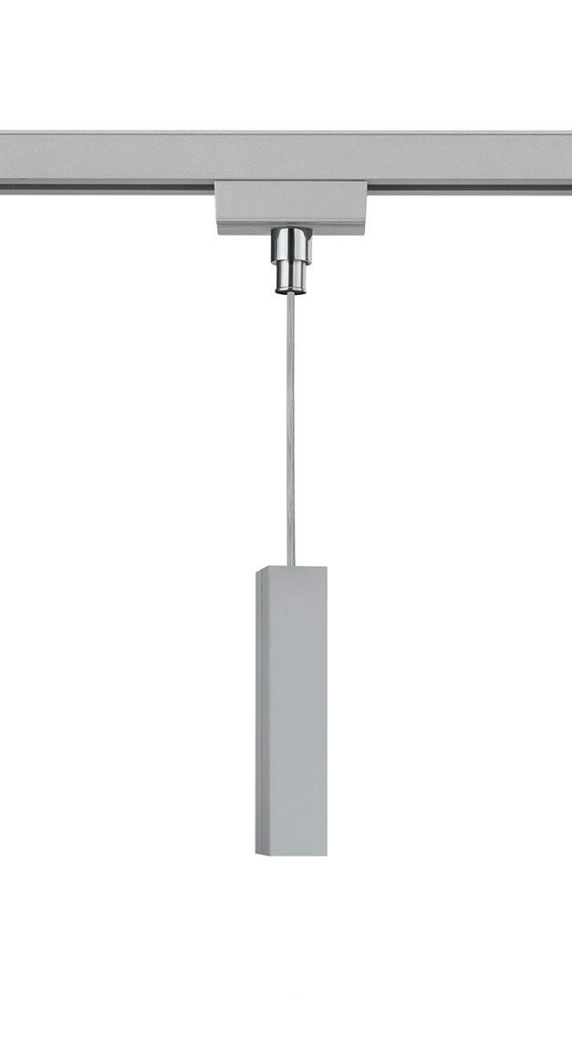 Schienensystem Duoline Adapter 703587 Titanfarben - Titanfarben, Basics, Kunststoff (6/34,5/3cm) - Trio Leuchten