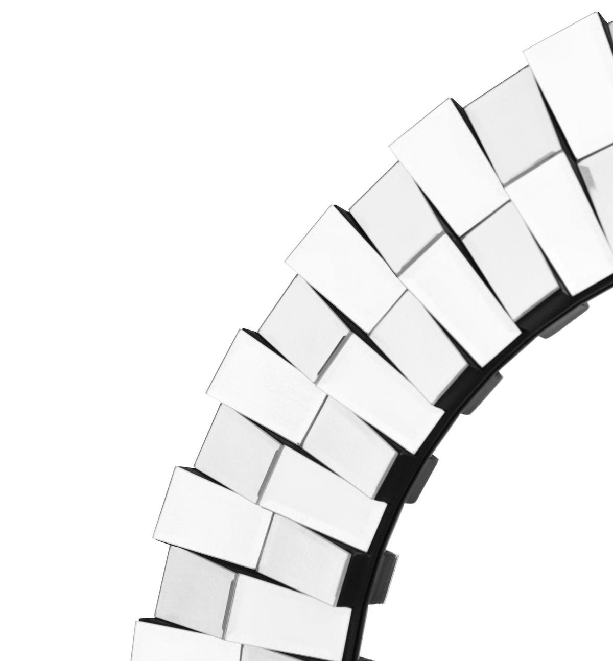 Wandspiegel Horus Silberfarben, 80x80 cm - Silberfarben, LIFESTYLE, Glas/Metall (80/80cm) - Kayoom