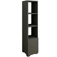 Regal Kuzey Anthrazit B: 31cm - Anthrazit, Design, Holzwerkstoff (31/136/30cm) - Livetastic