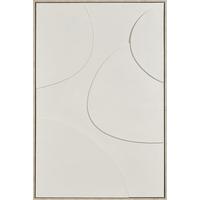 Obraz na plátne Denise - prírodná farba/béžová, drevo/textil (60/90cm) - Premium Living