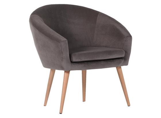 Relaxsessel Jannis - Dunkelgrau/Naturfarben, LIFESTYLE, Textil (73/73/66cm) Relaxsessel Jannis - Dunkelgrau/Naturfarben, LIFESTYLE, Textil (73/73/66cm)