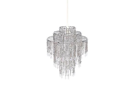 Leuchtenschirm Shine - Silberfarben, KONVENTIONELL, Kunststoff (32/43cm) - Luca Bessoni Leuchtenschirm Shine - Silberfarben, KONVENTIONELL, Kunststoff (32/43cm) - Luca Bessoni