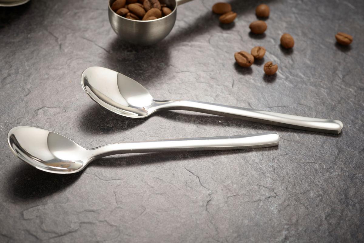 Kaffeeset Echtwerk Kaffeezubehör-Set - Silberfarben, Design, Metall (10,5cm) - Echtwerk