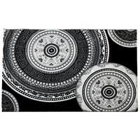 Webteppich Schwarz/weiß Joffrey 120x170 Cm - Schwarz/Weiß, KONVENTIONELL, Textil (120/170cm) - James Wood