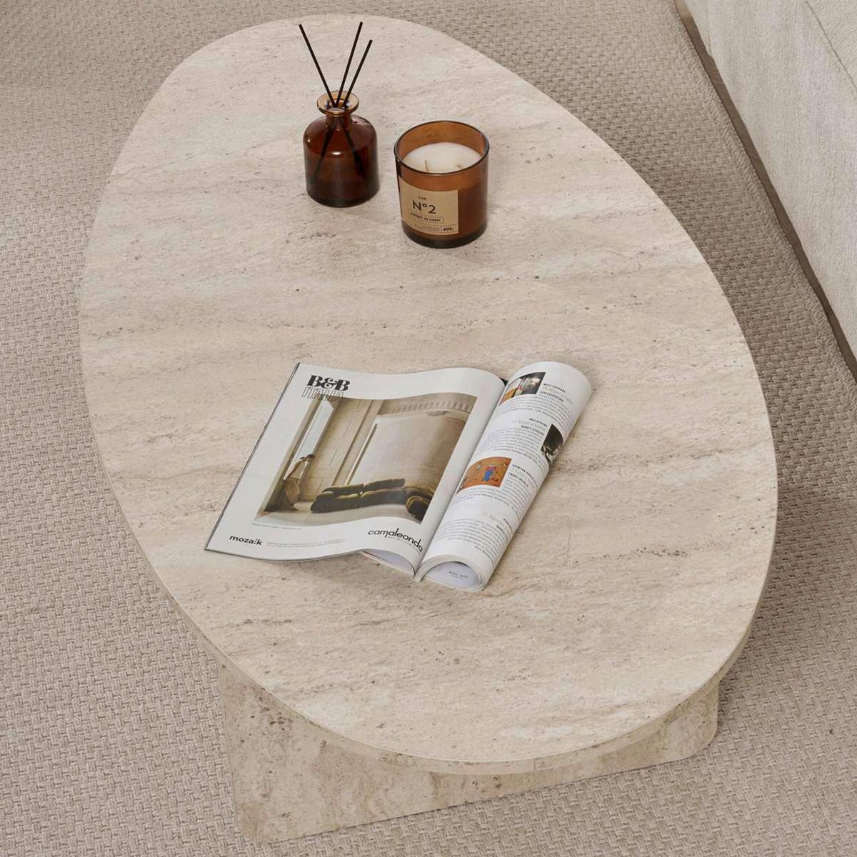 COUCHTISCH Orba Creme L: 120cm - Creme, Design, Holzwerkstoff (120/40/65cm) - MID.YOU