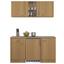 Küchenblock Nano 150cm Buche - Edelstahlfarben/Buchefarben, MODERN, Holzwerkstoff (150/60cm) Küchenblock Nano 150cm Buche - Edelstahlfarben/Buchefarben, MODERN, Holzwerkstoff (150/60cm)