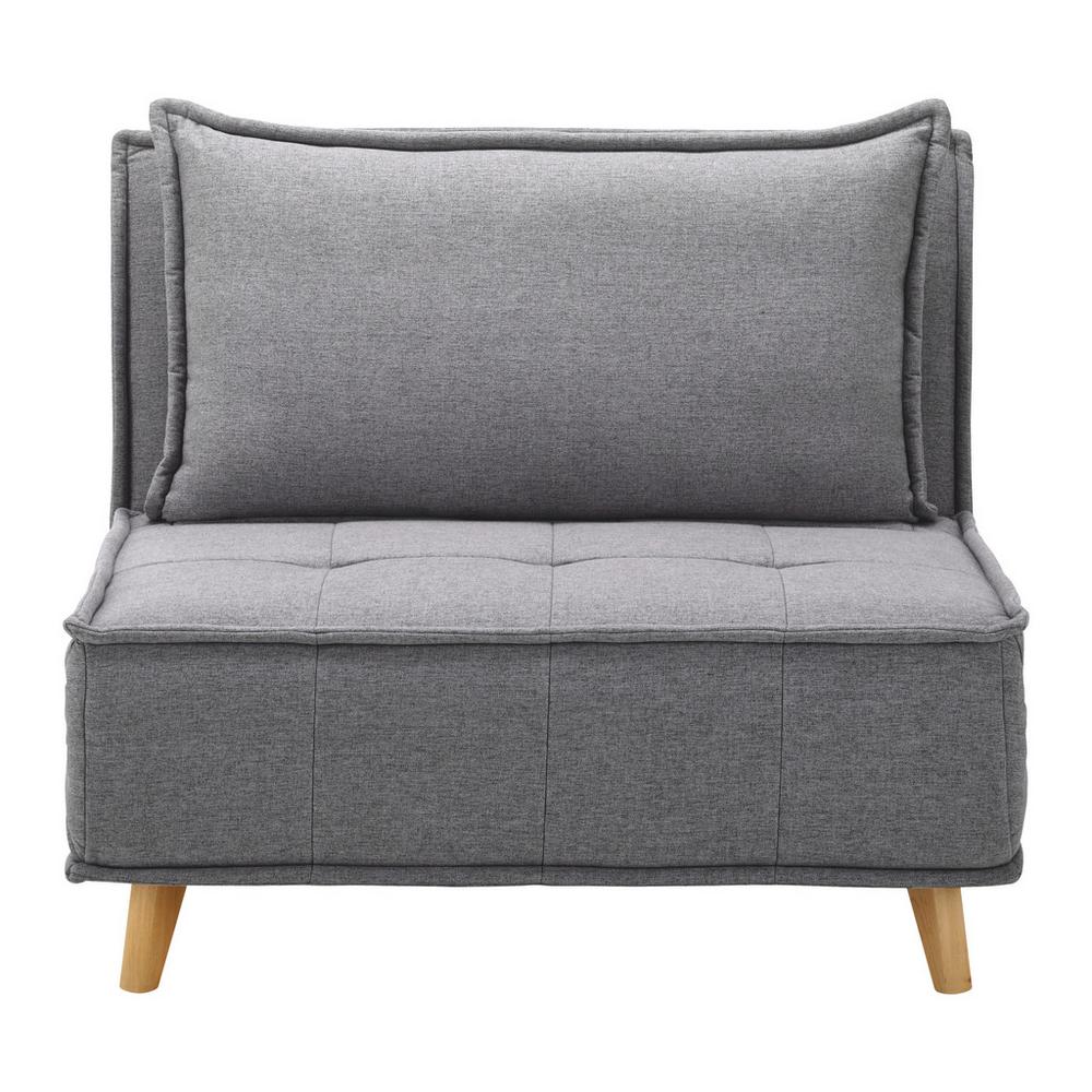 Rozkladacie kreslo Layla - tmavosivé