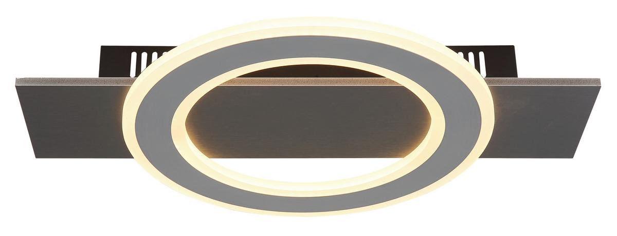 LED-Deckenleuchte 48034-18 Jayden - Anthrazit/Opal, Design, Kunststoff/Metall (44/29/5,5cm) - Globo