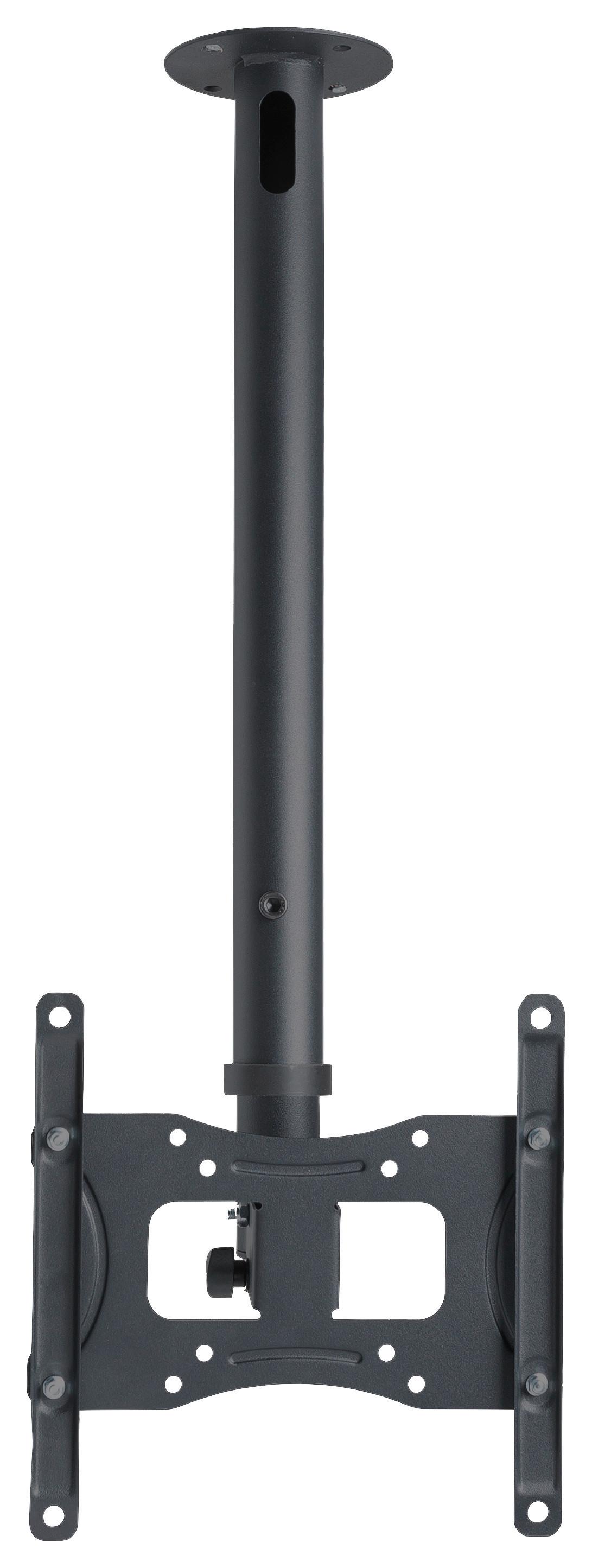 Tv- Halterung Dx Schwarz B: 22 Cm - Schwarz, MODERN, Metall (22/55/24cm) - MID.YOU