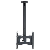 Tv- Halterung Dx Schwarz B: 22 Cm - Schwarz, MODERN, Metall (22/55/24cm) - MID.YOU