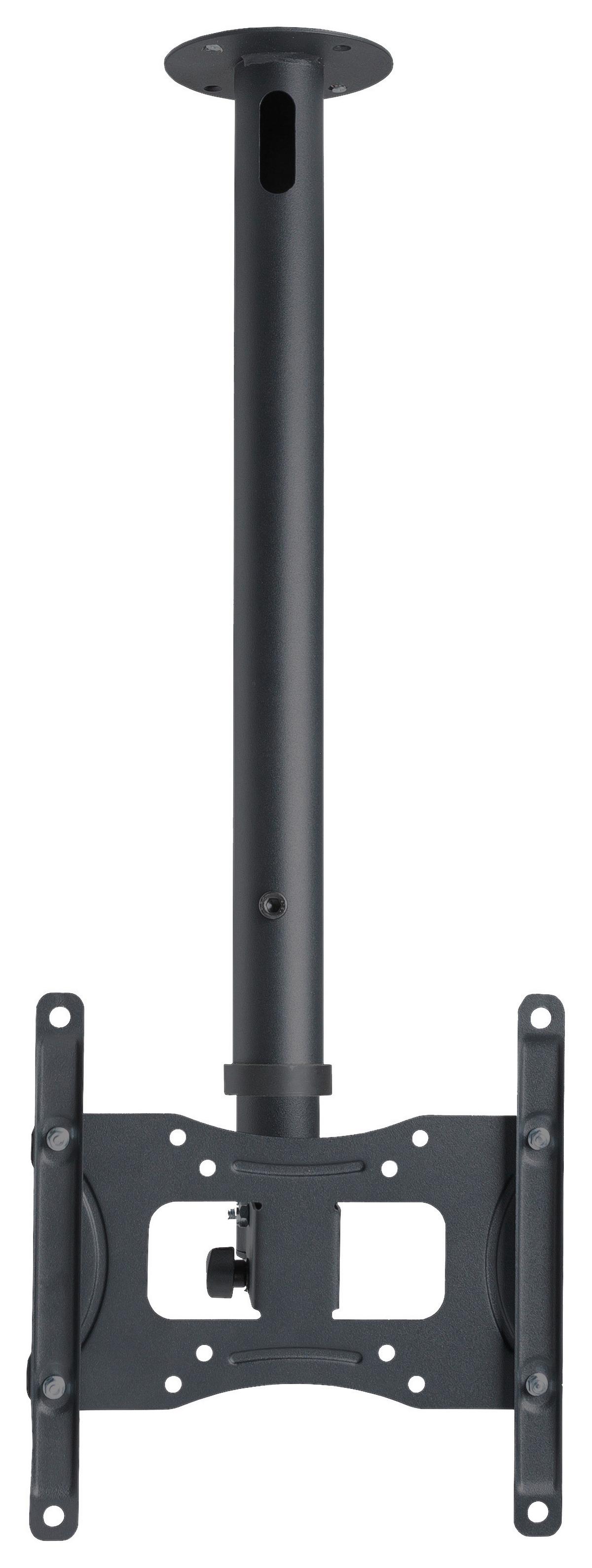 Tv- Halterung Dx Schwarz B: 22 Cm - Schwarz, MODERN, Metall (22/55/24cm) - MID.YOU