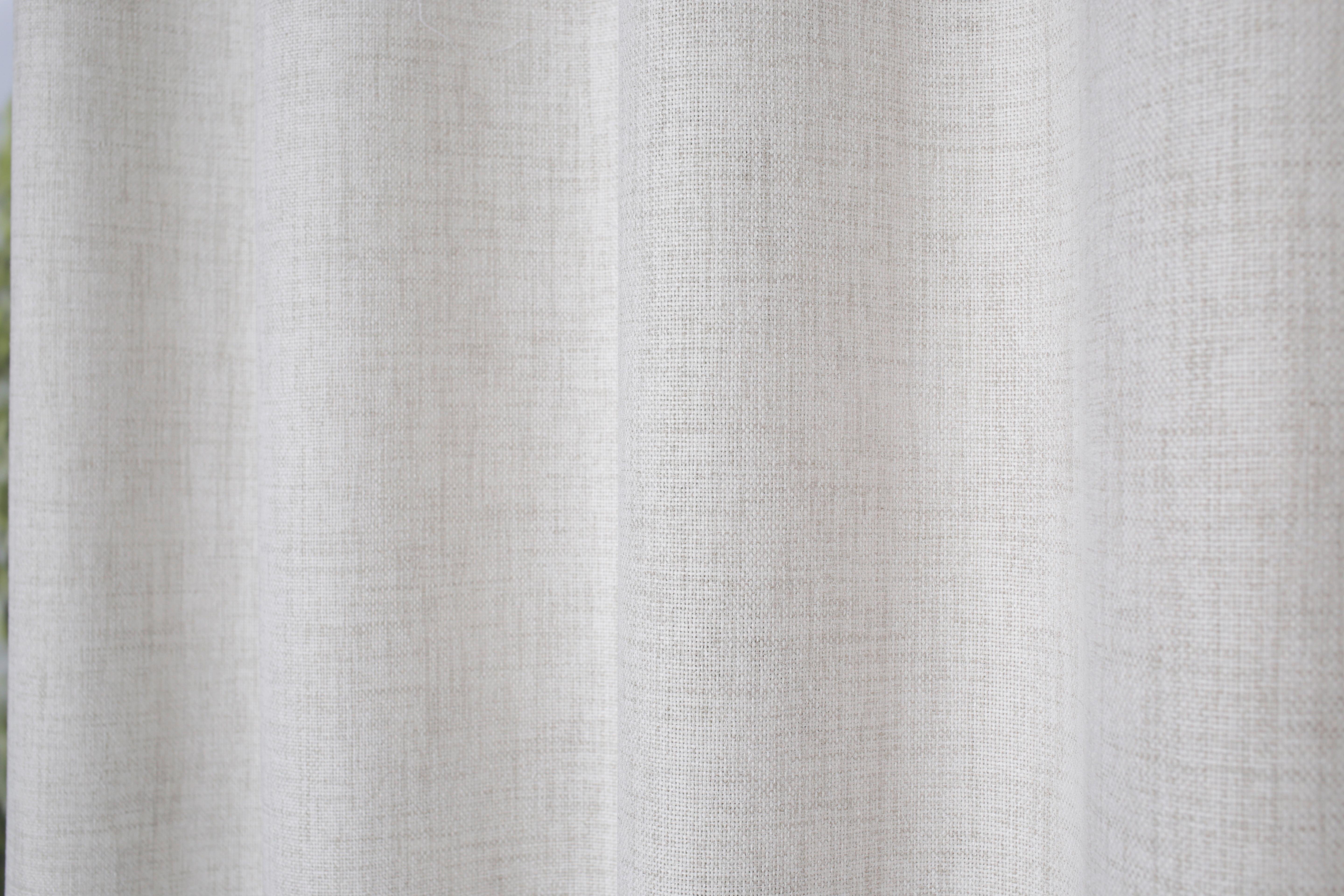 Ösenvorhang Linora Natur - Naturfarben, Basics, Textil (140/245cm) - Schmidt W. Gmbh