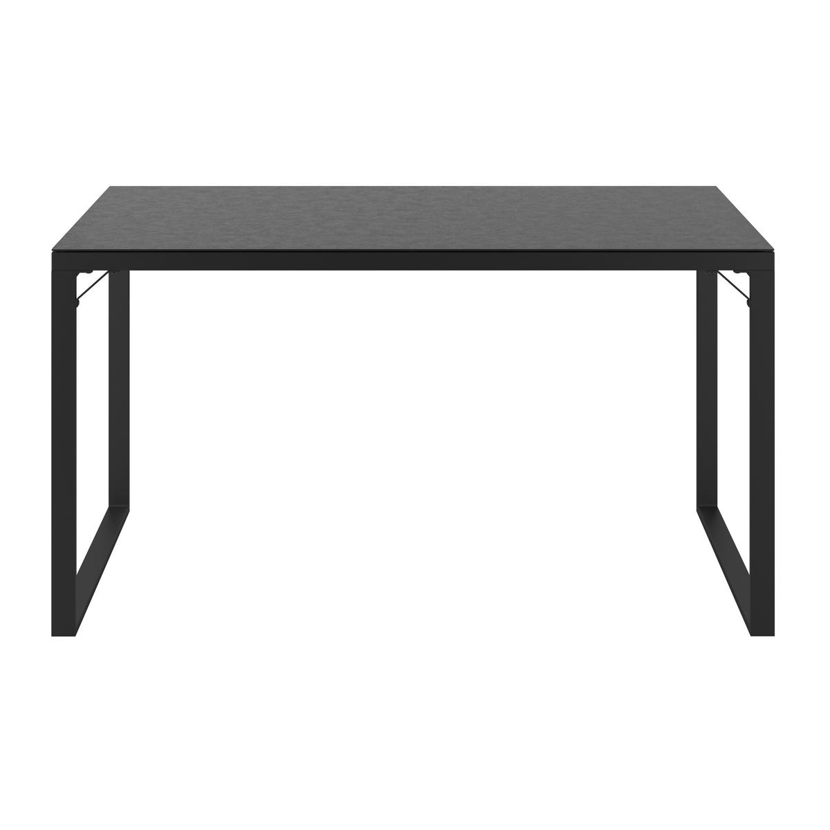 Loungegarnitur Almeria - Anthrazit, MODERN, Glas/Textil - Beldano