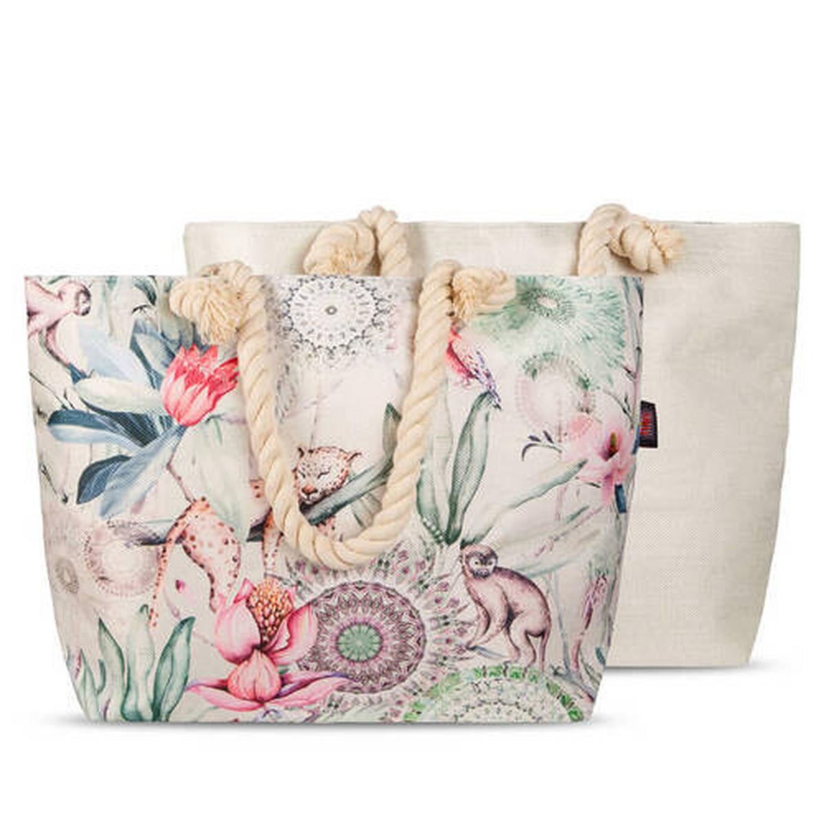 Strandtasche Wayan Multicolor 43x60 cm - Multicolor, KONVENTIONELL, Textil (43/60cm)