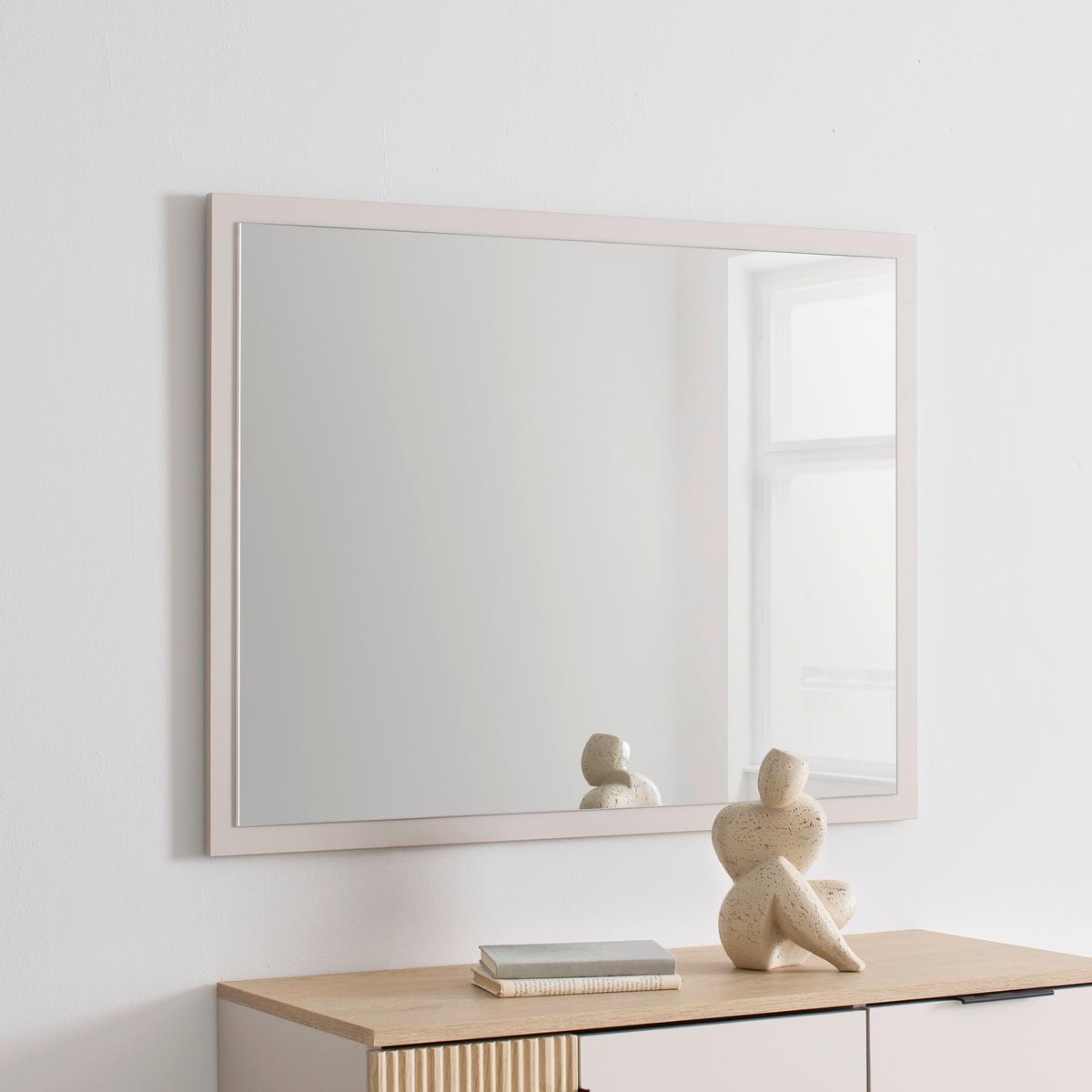 Nástenné zrkadlo kašmír 90x70cm - kašmírová, Modern, kompozitné drevo/sklo (90/70/2cm) - Mömax