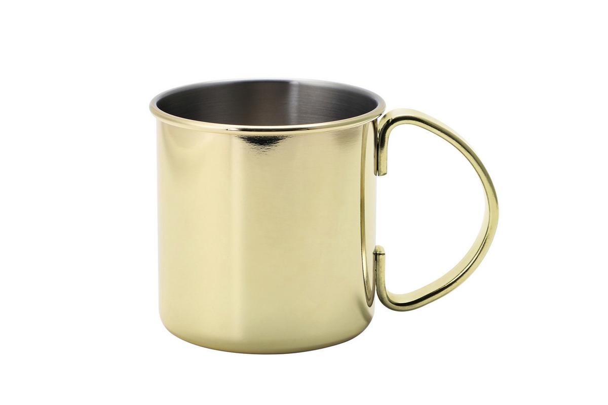 Becherset Ew-mm-4807g - Goldfarben, Basics, Metall (13.7/8.9/9cm) - Echtwerk