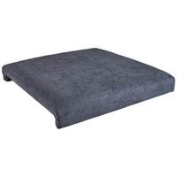 Sitzkissen Las Vegas Webstoff Blau/grau 45x41,5 Cm - Blau/Grau, MODERN, Holz (45/6/41,5cm)