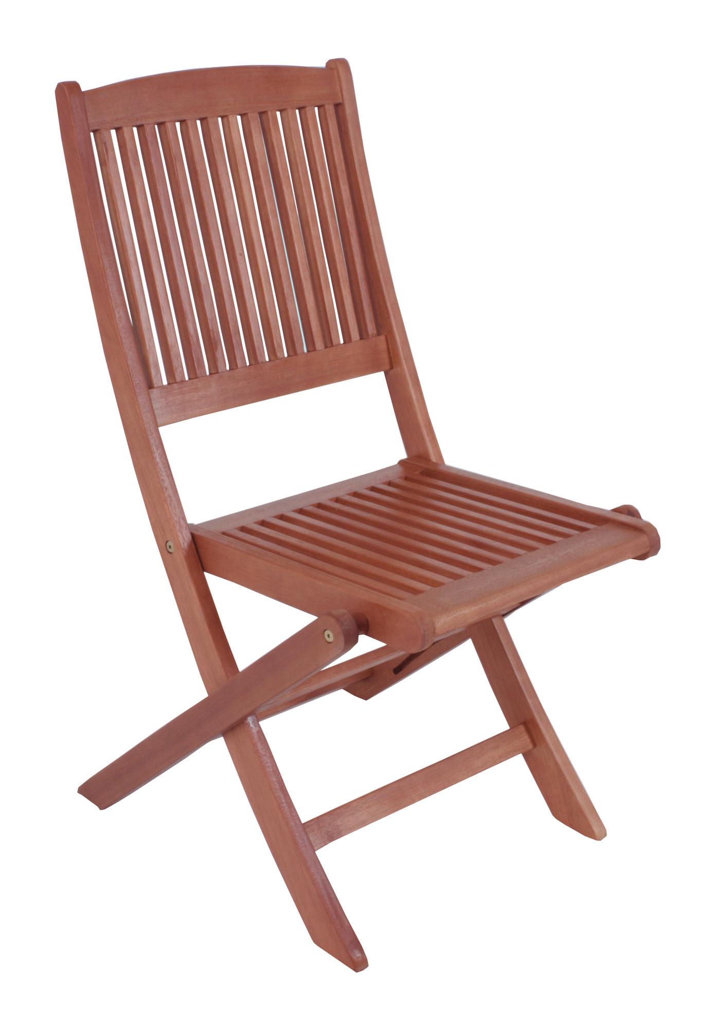 Gartenklappstuhl Stockholm - Braun, Basics, Holz (48/90/56cm) - Gardenson