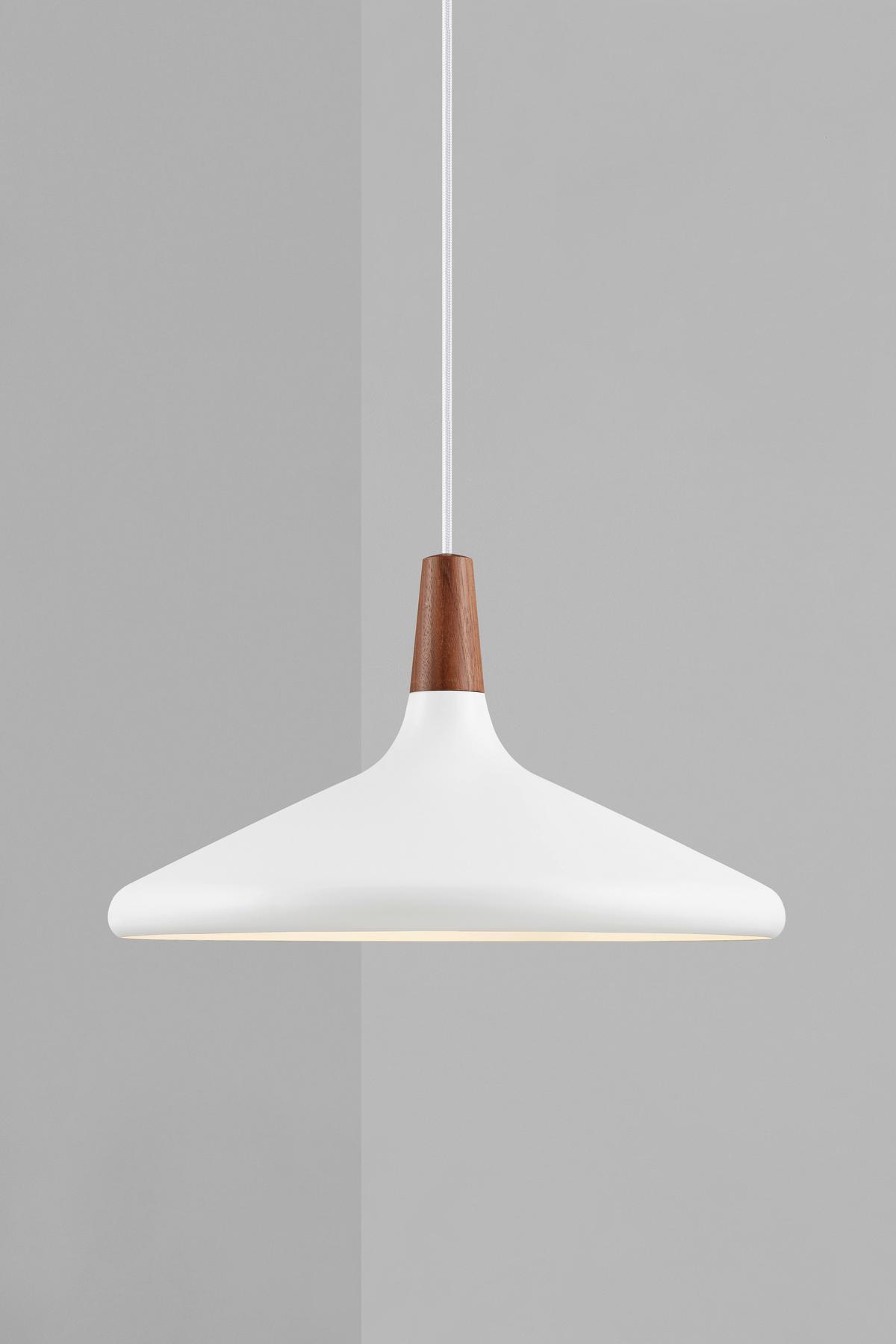 Hängeleuchte Weiß D: 39 cm - Weiß, KONVENTIONELL, Holz/Metall (39cm) - Nordlux