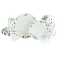 Kombiservice Happy Birthday Multicolor - Multicolor, Basics, Keramik - Creatable
