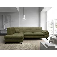 Ecksofa Imo Grün 201x274 cm - Schwarz/Grün, Design, Textil (201/274cm) - MID.YOU