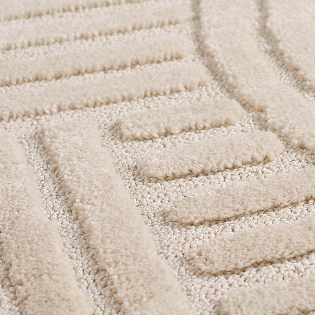 Hochflorteppich Art 80 X 150 1121 Cream - Creme, Basics, Textil (80/150cm) - Novel