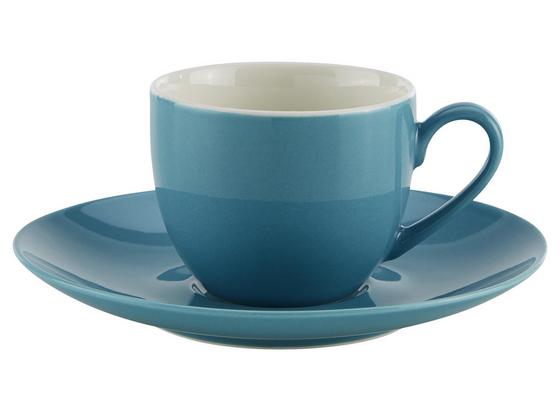 Šálka Na Espresso S Podšálkou Sandy - modrá, Konvenčný, keramika (6,4/5cm) - Mömax modern living Šálka Na Espresso S Podšálkou Sandy - modrá, Konvenčný, keramika (6,4/5cm) - Mömax modern living