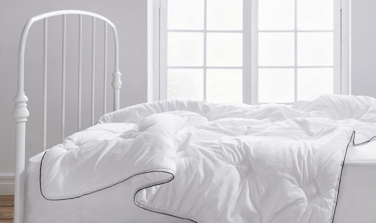 Vierjahreszeitendecke Dacron 4 Jahreszeiten Light - Weiß, Basics, Textil (200/200/3cm) - Yatas