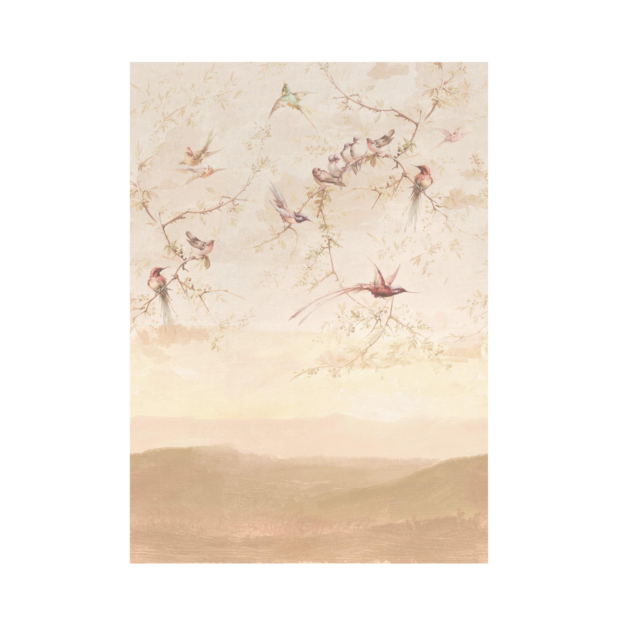 FOTOTAPETE 107348 - Taupe/Pink, Basics, Papier/Kunststoff (200/280cm)