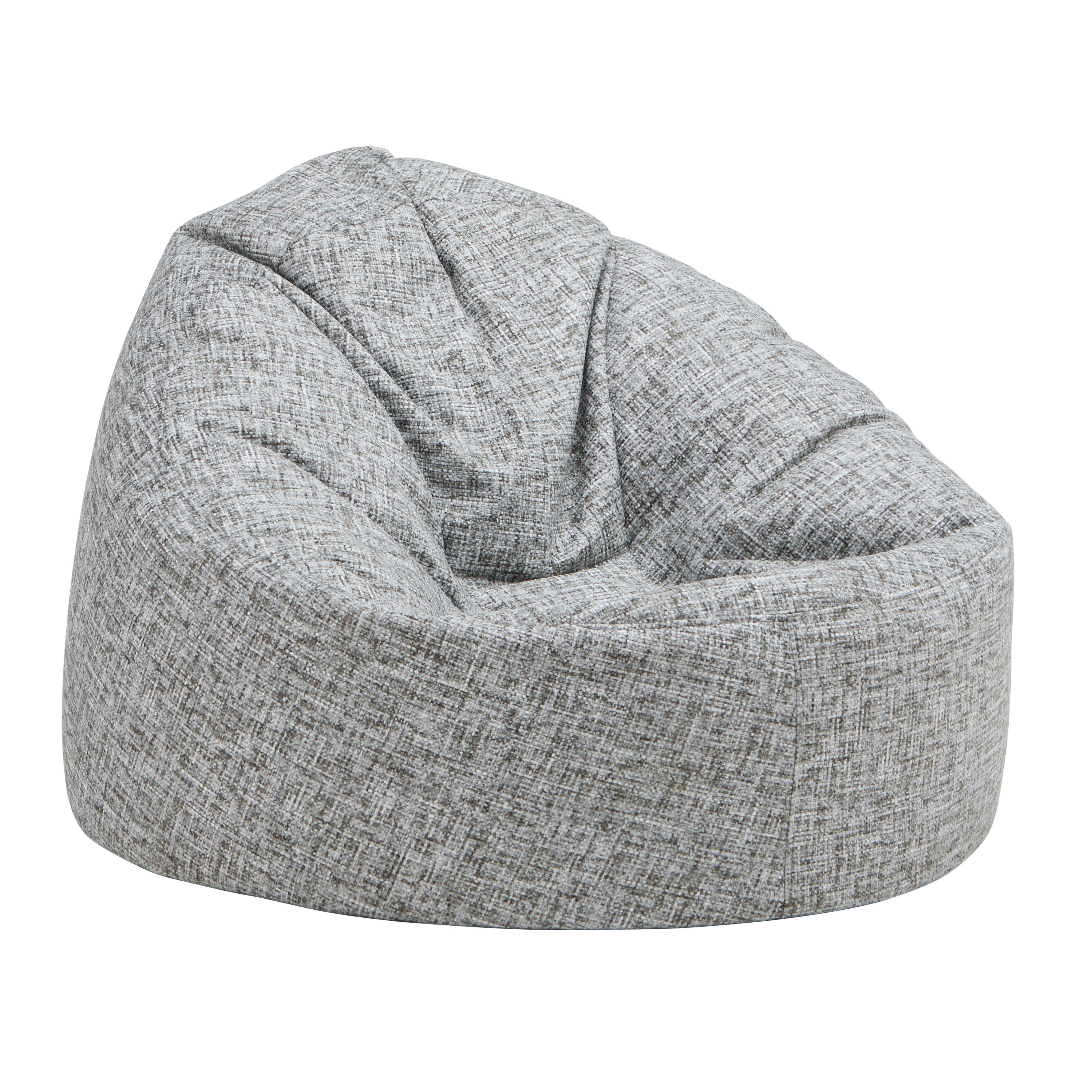 Sedací vak VERRETO, sivá, max. 90 kg - sivá, Modern, textil (105/80/105cm) - Mömax