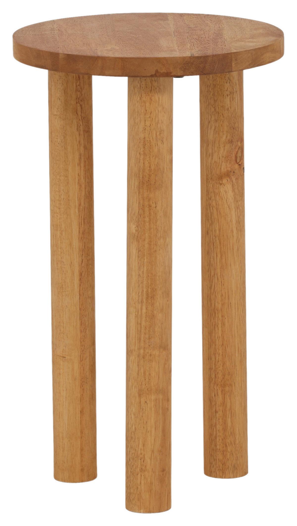 Beistelltisch Duxbury - Plankeneiche/Eichefarben, Design, Holz (35/35/60cm) - Livetastic
