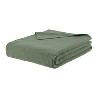 Měkká deka Lara,130/170,šalvějově zelená - šalvějově zelená, Konvenční, textil (130/170cm) - Mömax