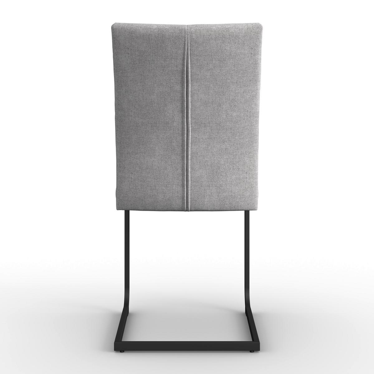 Houpací židle Colien COLIEN - černá/světle šedá, Moderní, kov/dřevo (46/94/62cm) - Bessagi Home